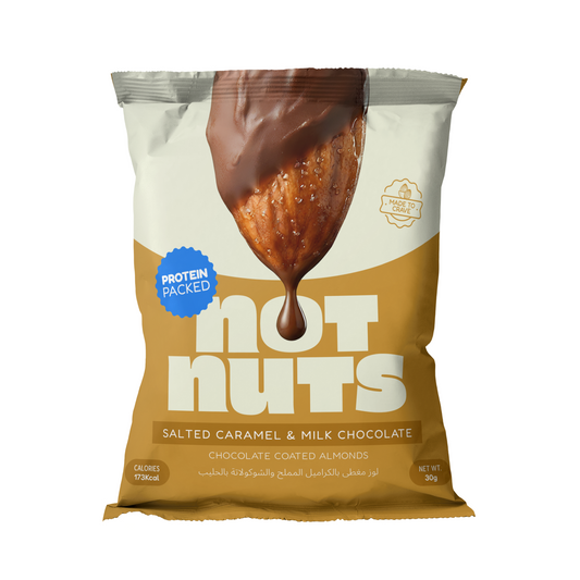 Salted Caramel & Milk Chocolate Coated Almonds