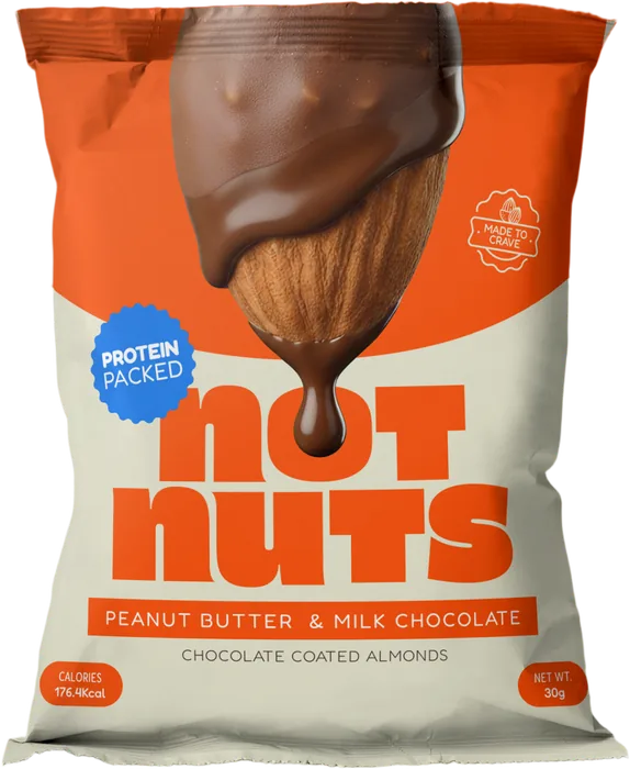 notnuts Peanut Butter & Milk Chocolate protein pack